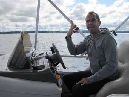 Joe Cruising the West Side     of the lake